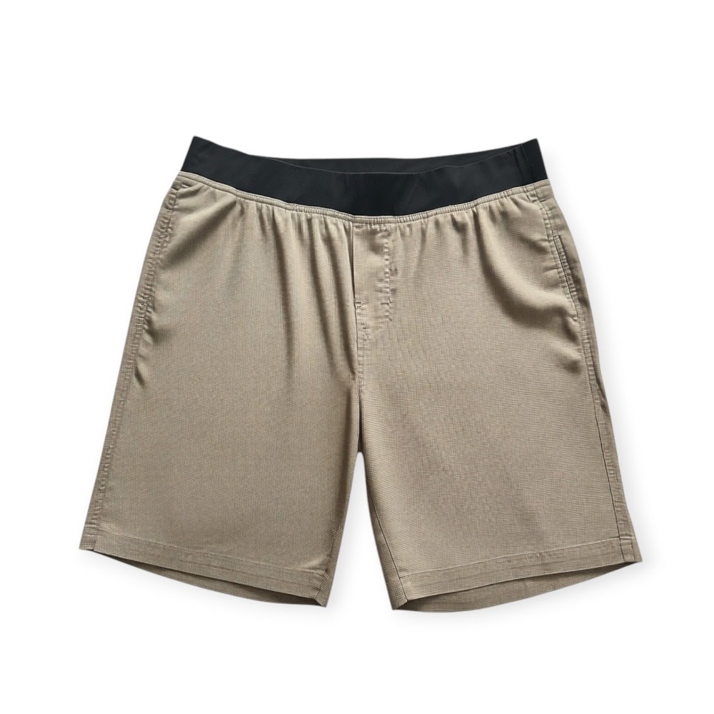 prAna Performance Shorts Khaki Training Excellent XL Mens